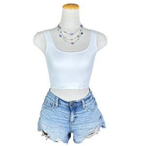 NWT GARAGE seamless cropped tank | size XS